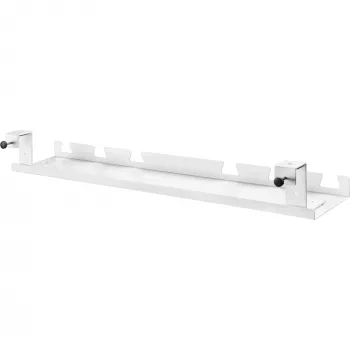 Kabelkanal/Ablage für Untertischmontage InLine 131×590×74 mm, weiß