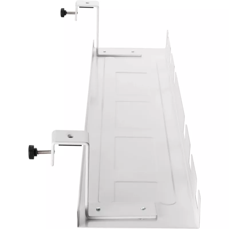 Kabelkanal/Ablage für Untertischmontage InLine 131×590×74 mm, weiß