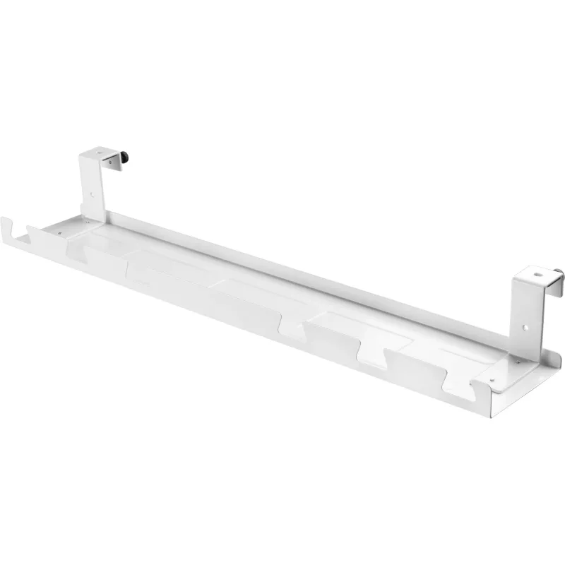 Kabelkanal/Ablage für Untertischmontage InLine 131×590×74 mm, weiß