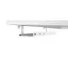 Kabelkanal/Ablage für Untertischmontage InLine 131×590×74 mm, weiß