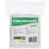 Kabelmantel InLine 1 m × 25 mm, Stoffschlauch mit Klettverschluss, weiß