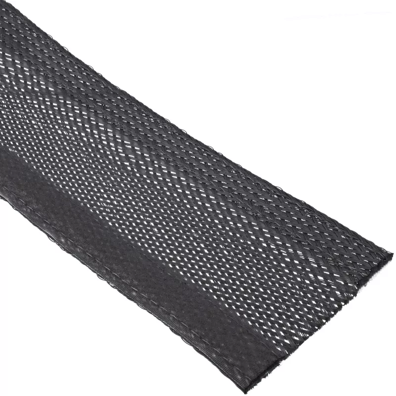Kabelkanalhülle InLine 59993A — Textilschlauch mit Klettverschluss, 1 m × 25 mm, schwarz