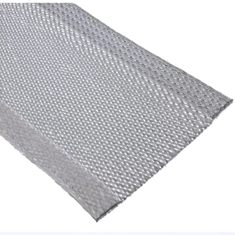 InLine Kabelschlauch, Gewebeschlauch mit Klettverschluss, 1m x 25mm grau
