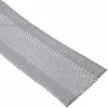 InLine Kabelkanal, Textilschlauch mit Klettverschluss, 1 m x 25 mm grau