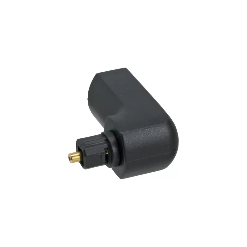 InLine Optischer Audiokabel-Adapter Toslink Stecker / Buchse 90° abgewinkelt