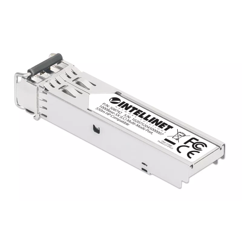 Intellinet Glasfaser-Transceiver-Modul Gigabit SFP Mini-GBIC 1000Base-SX LC 550m 850nm