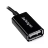 StarTech.com 5in Micro USB zu USB OTG Host Adapter M/F, 0,127 m, Micro-USB B, USB A, USB 2.0, 0,48 Gbit/s, Schwarz