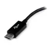 StarTech.com 5in Micro USB zu USB OTG Host Adapter M/F, 0,127 m, Micro-USB B, USB A, USB 2.0, 0,48 Gbit/s, Schwarz