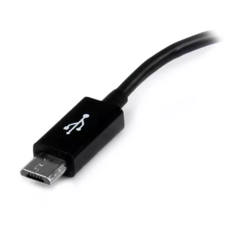 StarTech.com 5in Micro USB zu USB OTG Host Adapter M/F, 0,127 m, Micro-USB B, USB A, USB 2.0, 0,48 Gbit/s, Schwarz