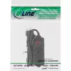 InLine Steckdosenleiste SCHWEIZ, 3-fach, mit Schalter, 1,5 m, schwarz