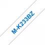Beschriftungsband Brother MK233 12 mm Blau/Weiß