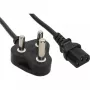 InLine Stromkabel Typ D Südafrika 5A / IEC Stecker 1,8 m