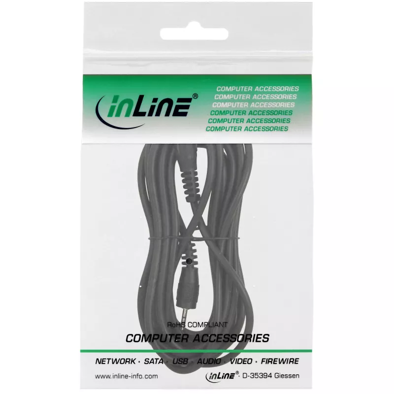 InLine Audiokabel 2,5 mm Stereo Stecker/Stecker 5 m