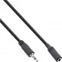 InLine Audio-Adapterkabel 4-polig 2,5 mm Stecker / 4-polig 3,5 mm Buchse 1 m