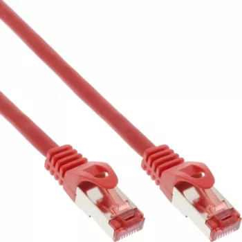 InLine Patchkabel S/FTP PiMF Cat.6 250MHz PVC Kupfer rot 1,5m