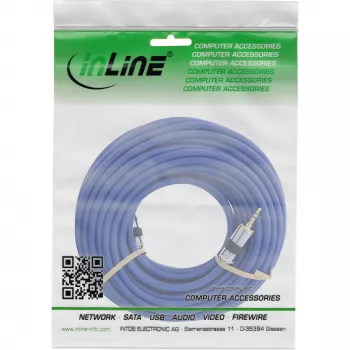 InLine Premium-Audiokabel 3,5 mm Klinke Stecker / Stecker 15 m