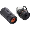 InLine Cat.6A Kupplungsset, wasserdicht IP68, 2x RJ45 F/F, 1:1
