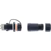 InLine Cat.6A Kupplungsset, wasserdicht IP68, 2x RJ45 F/F, 1:1