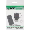 InLine Cat.6A Kupplungsset, wasserdicht IP68, 2x RJ45 F/F, 1:1