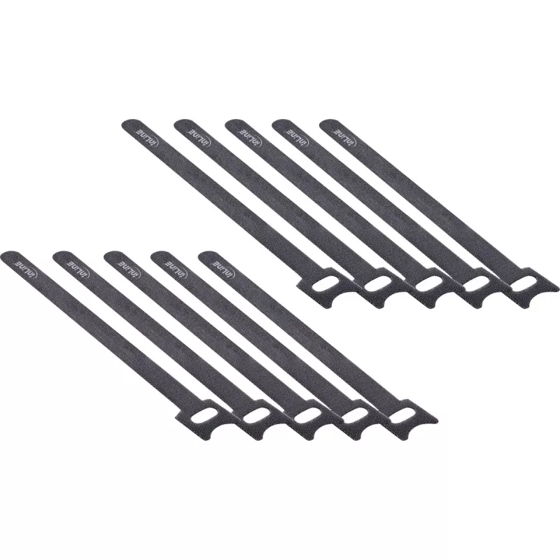 InLine Kabelbinder Klettverschluss 180x12mm 10 Stk. schwarz