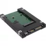 InLine Drive Adapter 2,5 Zoll SATA auf mSATA SSD 76620B Schwarz