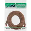 InLine Patchkabel S/FTP PiMF Cat.6 250MHz PVC Kupfer braun 15m