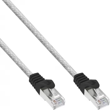 InLine Patchkabel SF/UTP Cat.5e transparent 15m