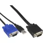 InLine KVM Kabelset USB für 19-Zoll-KVM-Switch Länge 1,8 m