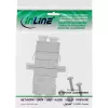 InLine Glasfaser-Adapter Metall Duplex LC/LC SM Keramikhülse mit Flansch