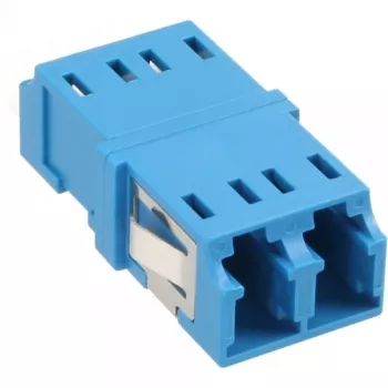 Glasfaser-Adapter Duplex LC/LC SM Keramikhülse blau InLine 89989D
