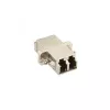 InLine Glasfaser-Adapter Metall Duplex LC/LC MM Keramikhülse mit Flansch 89989M