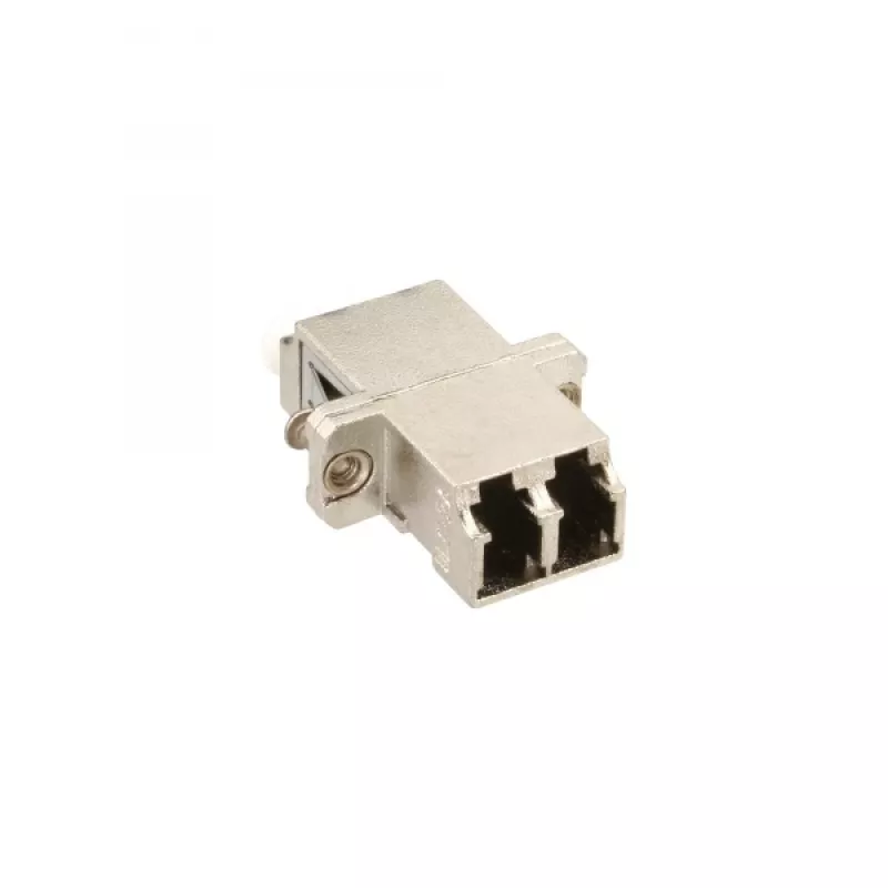 InLine Glasfaser-Adapter Metall Duplex LC/LC MM Keramikhülse mit Flansch 89989M