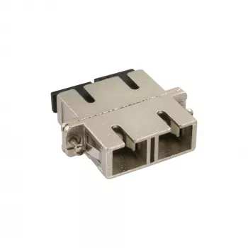 InLine Glasfaser-Metalladapter Duplex SC/SC MM Keramikhülse mit Flansch