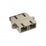 InLine Glasfaser-Metalladapter Duplex SC/SC MM Keramikhülse mit Flansch
