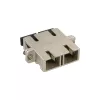 InLine Glasfaser-Metalladapter Duplex SC/SC MM Keramikhülse mit Flansch