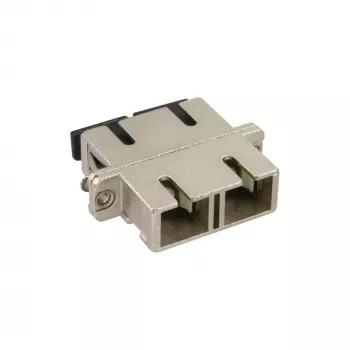 InLine Glasfaser-Metalladapter Duplex SC/SC MM Keramikhülse mit Flansch