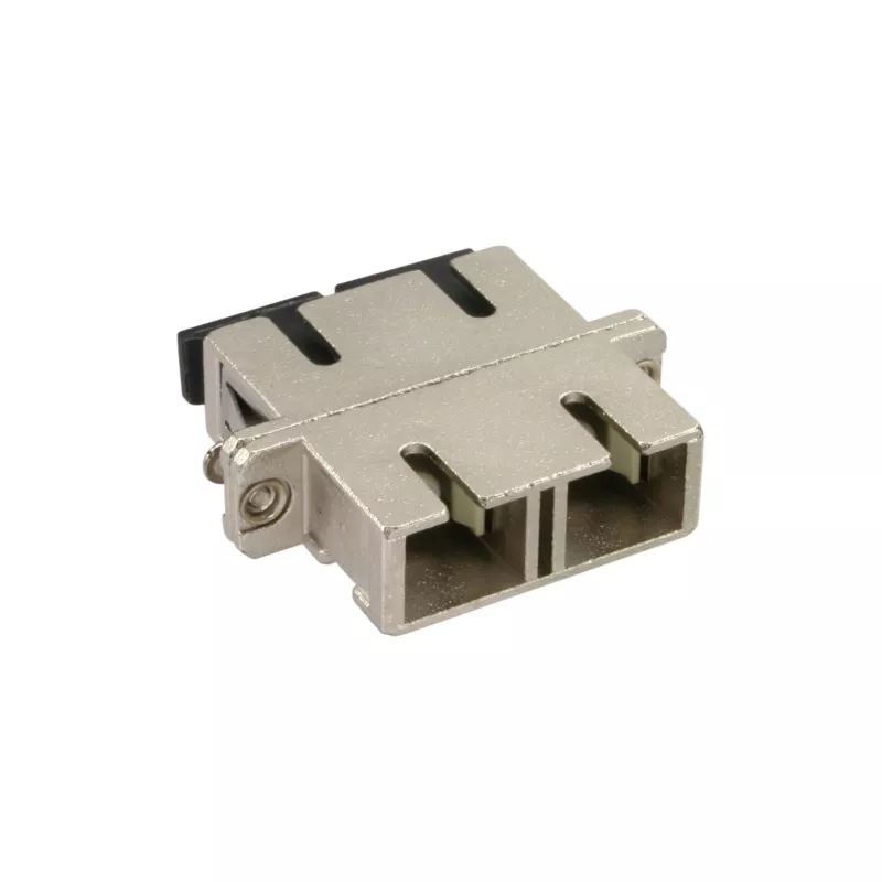 InLine Glasfaser-Metalladapter Duplex SC/SC MM Keramikhülse mit Flansch