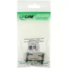 InLine Glasfaser-Metalladapter Duplex SC/SC MM Keramikhülse mit Flansch