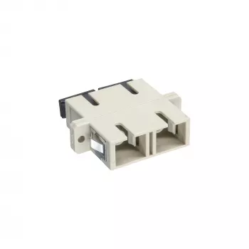 InLine Duplex LWL-Adapter SC/SC MM Keramikhülse mit Flansch InLine 89992A