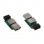 InLine USB 2.0 Adapter intern 2x USB A Buchse auf Mainboard-Header 33440I