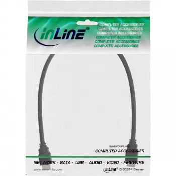 HDMI-Kabel High Speed InLine 17601E 1m Stecker/Stecker schwarz
