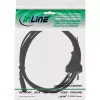 InLine Netzkabel, Euro-Stecker / Euro8-Stecker, schwarz, 2 m