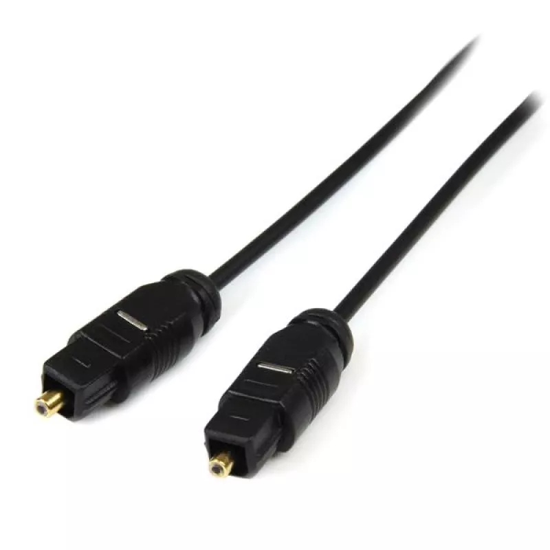 StarTech.com 15 ft Thin Toslink Digital Optical SPDIF Audio Kabel