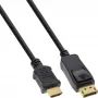 InLine DisplayPort auf HDMI Konverterkabel schwarz 10 m