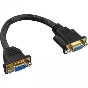 InLine VGA-Adapterkabel 15-Pin VGA Buchse/Buchse 0,2m