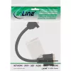 InLine VGA-Adapterkabel 15-Pin VGA Buchse/Buchse 0,2m