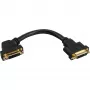 InLine DVI-I Adapterkabel 24+5 DVI-Buchse / Buchse mit Flansch 0,2 m