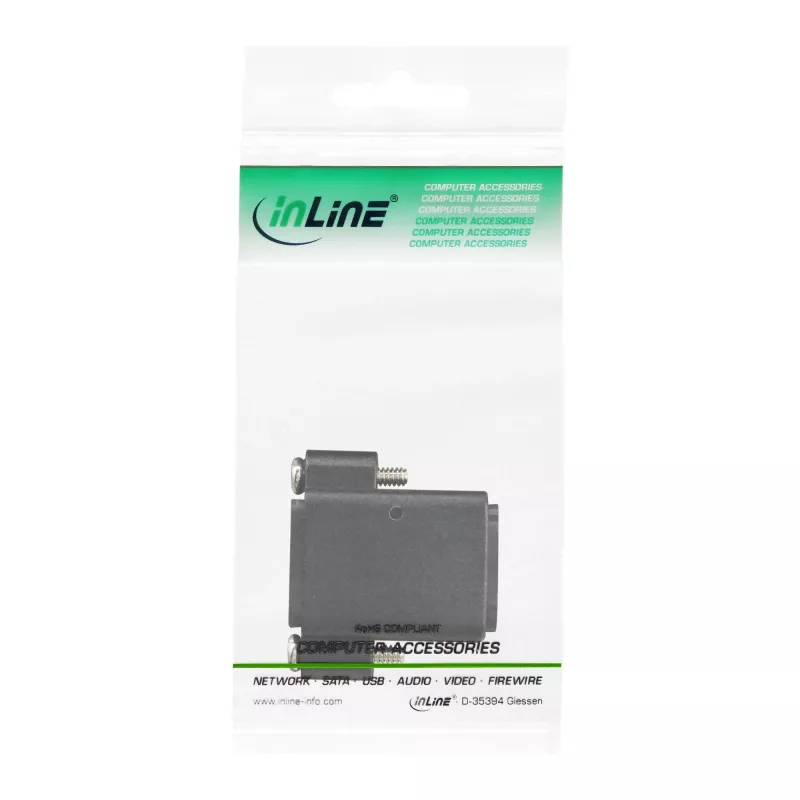 InLine HDMI Adapter Typ A Buchse / A Buchse vergoldet mit Flansch, 4K2K