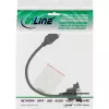 USB 2.0-Adapterkabel Typ A Buchse / Chassisanschluss Typ B InLine 33441F 0,2 m