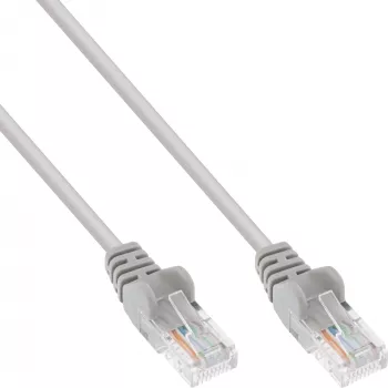 InLine Patchkabel U/UTP Cat.5e AWG26 grau 10m
